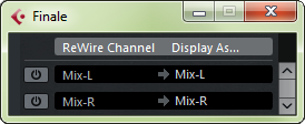 Dialogbox Cubase